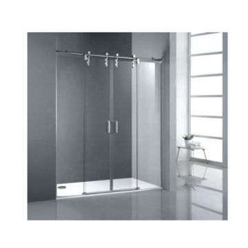 4-delige douchewand met schuifdeuren Atempo - 8mm