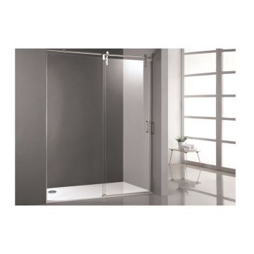 2-delige douchewand met schuifdeur Atempo - 8mm