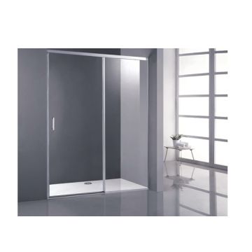 2-delige douchewand met schuifdeur Cosmo - 6mm