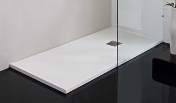 Receveur de douche en composite minérale sur mesure Lisa XL