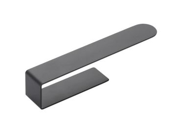 Handdoekhouder Slim 23cm zwart