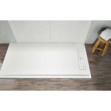 Receveur de douche en composite minérale sur mesure Subway XL