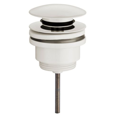 Luxe click waste afvoerplug 1¼" mat wit