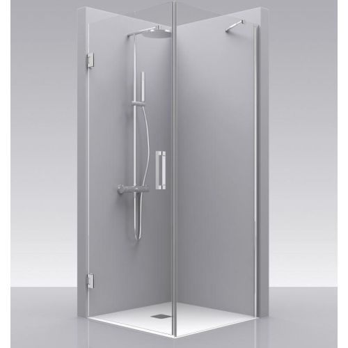 Draaideur met zijwand Tedy - 8mm