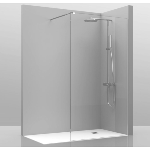 Douchewand Fox met draaibaar deel - 6mm