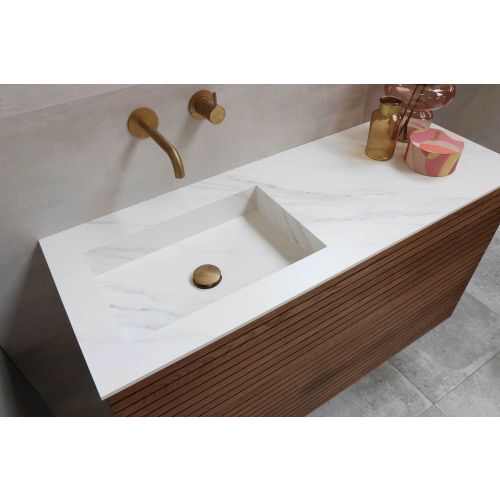 Keramische wastafel op maat Invia