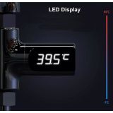 Douchekraan water temperatuur indicator met LED display