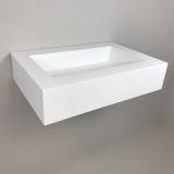 Composiet wastafel Style 62x44cm wit