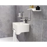 Solid Surface wastafel York 50x31cm mat wit