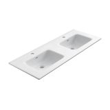 Keramische wastafel Milan 141x46cm wit
