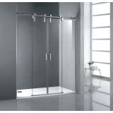 4-delige douchewand met schuifdeuren Atempo - 8mm