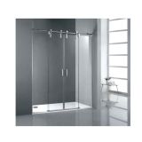 4-delige douchewand met schuifdeuren Atempo - 8mm