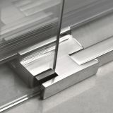 2-delige douchewand met schuifdeur Cosmo - 6mm