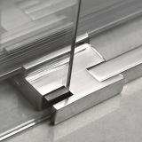 4-delige Douchewand hoekinstap met schuifdeuren Cosmo 6mm