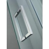 4-delige Douchewand hoekinstap met schuifdeuren Cosmo 6mm