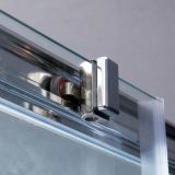 2-delige douchewand met schuifdeur Cosmo - 6mm