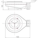 Receveur de douche en composite minérale sur mesure Subway XL