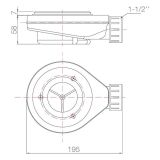Receveur de douche en composite minérale Clever