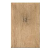 Receveur de douche en composite minérale sur mesure Slim Wood