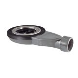 Siphon pour receveur de douche extra plat Slim hauteur d'installation 40 mm avec crépine pour trou 90 mm