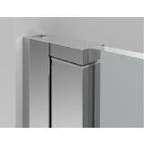 Pendeldeuren met zijwand Padel 6mm