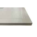 Receveur de douche en composite minérale sur mesure Solid avec rebord