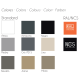 Receveur de douche en composite minérale sur mesure Solid avec rebord