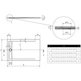 Receveur de douche en composite minérale sur mesure Darwin
