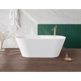 Vrijstaand Solid Surface ligbad Modern 170x80cm mat wit