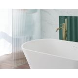 Vrijstaand Solid Surface ligbad Modern 170x80cm mat wit
