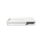 Solid Surface Wastafel Faro 87x46 mat wit