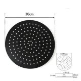 Hoofddouche Slim ø30cm mat zwart