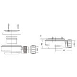 Receveur de douche en composite minérale sur mesure Darwin
