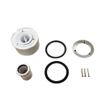 Siphon pour receveur de douche Vertigo avec raccordement vertical 40mm ou 50mm - diamètre de trou 90mm