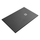 Composiet douchebak Slim Eco 80x130 cm leisteen antraciet