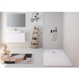 Receveur de douche en composite minérale Slim